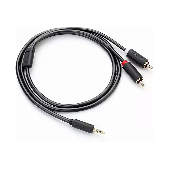 Кабель Ugreen AV102 Jack 3.5mm - 2RCA Grey 5m - рис.3