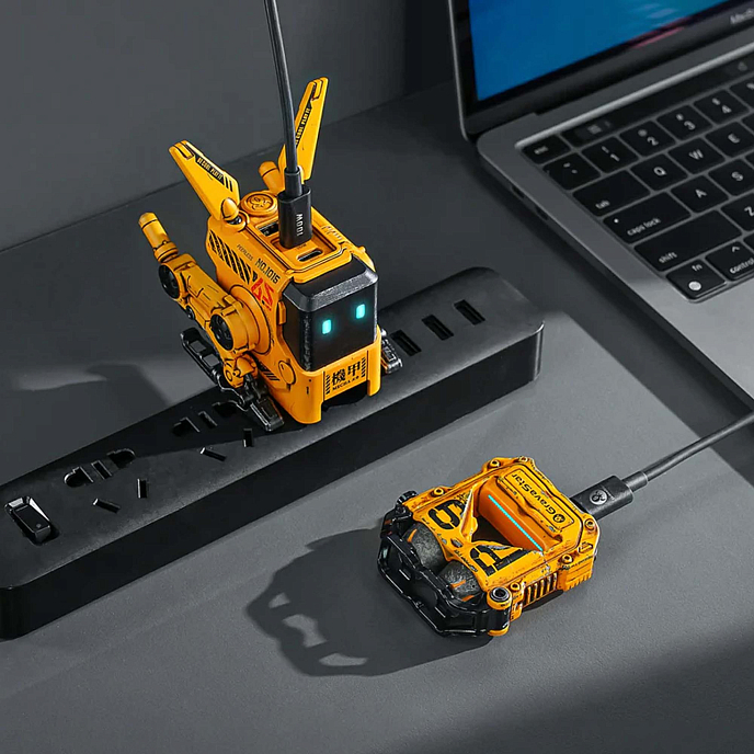 Сетевое зарядное устройство Gravastar Alpha65 War Damaged Yellow - рис.7