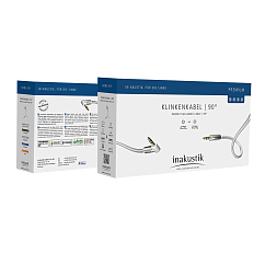 Кабель Inakustik Premium MP3 Audio Cable 3.5 Phone 90°, 1.5m