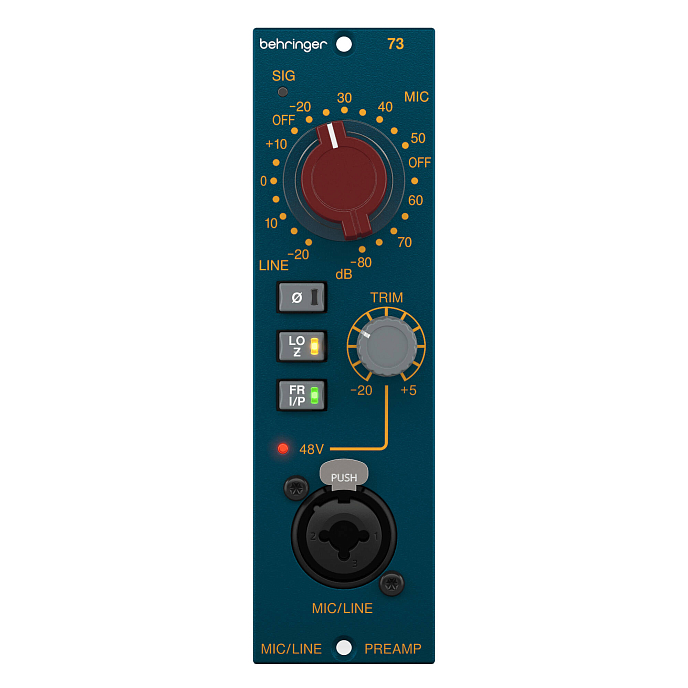 Микрофонный предусилитель Behringer 73 Blue - рис.0
