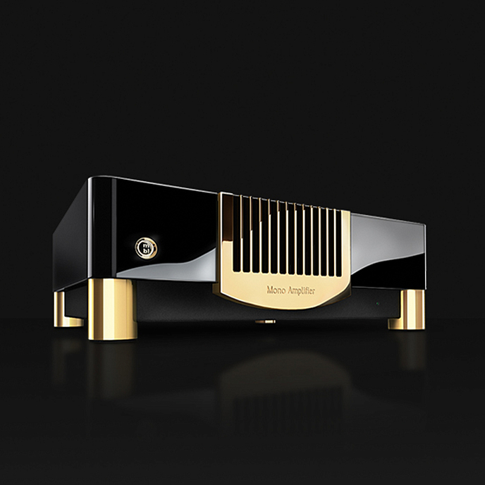 Усилитель мощности MBL N15 Mono Power Amplifier Piano Black Gold - рис.1