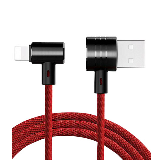 Кабель Baseus T-type Magnet Cable USB-Lightning/MicroUSB (Black/Red) - рис.0