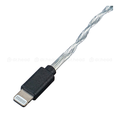 Кабель OEAudio 2DualCDC Lightning - MMCX Transparent