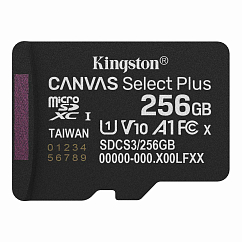 Карта памяти Kingston Canvas Select Plus Gen3 microSDXC 256 Gb