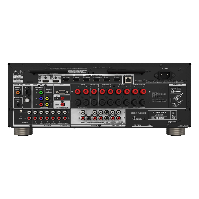 Ресивер Onkyo TX-RZ30 B Black 9.2 - рис.2