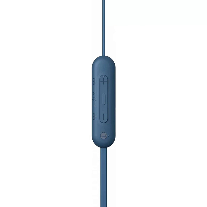 Беспроводные наушники Sony WI-C100 Blue - рис.2