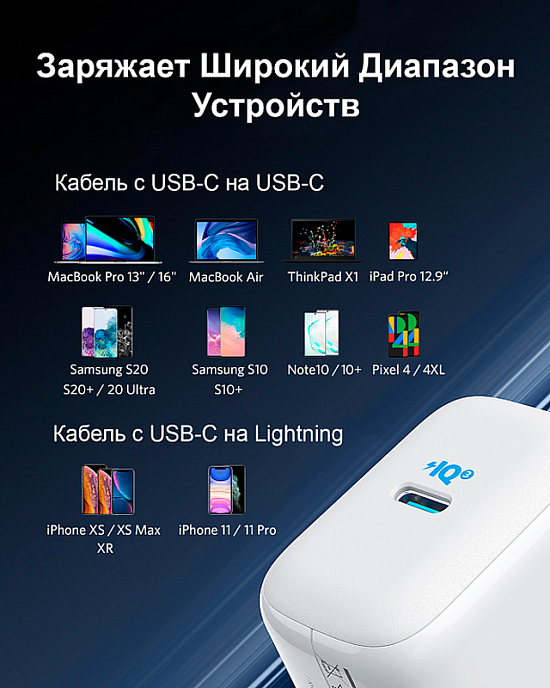 Сетевое зарядное устройство Anker PowerPort III Pod 65W White - рис.5
