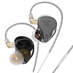 Наушники внутриканальные KZ DQ6S with Mic Black