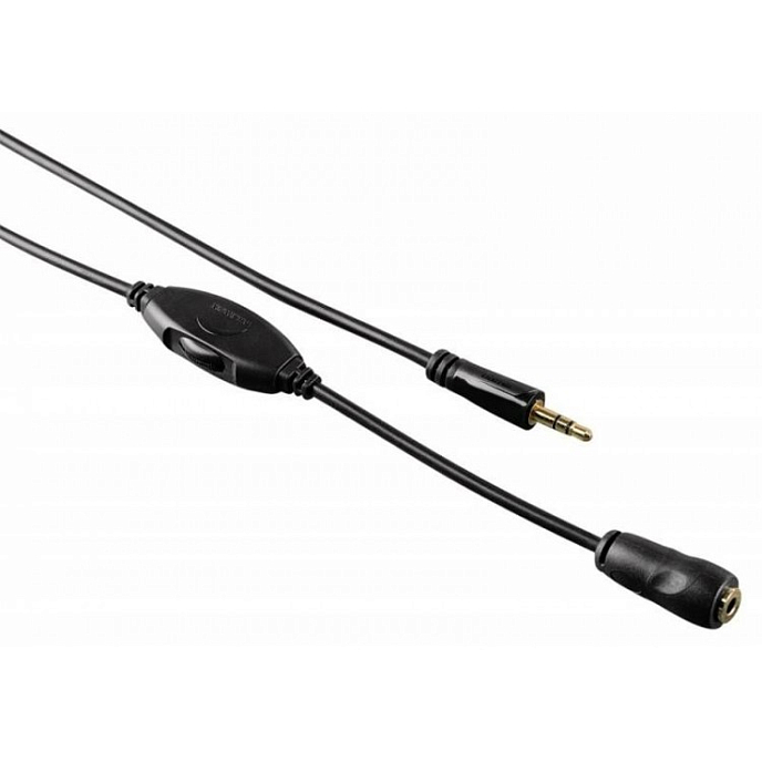 Кабель Hama Jack 3.5 (m) to Jack 3.5 (f) 3m - рис.1