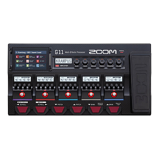 Zoom G11 black импульсный процессор гитарных эффектов с сенсорным управлением