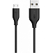 Кабель Anker PowerLine microUSB - USB Black - рис.1
