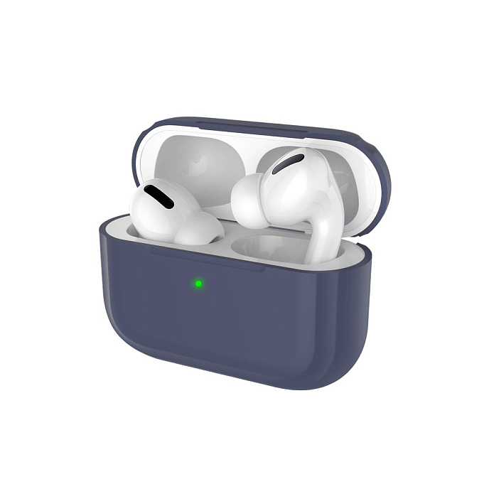 Чехол для Airpods Pro Deppa Case for AirPods Pro Blue - рис.1