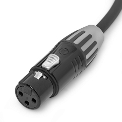 Кабель HeadMade Base XLR-m - XLR-f Black 1.5m