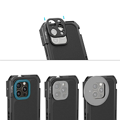 Клетка для смартфона SmallRig 5005 Mobile Dual Handheld Kit for iPhone 16 Pro Max Black
