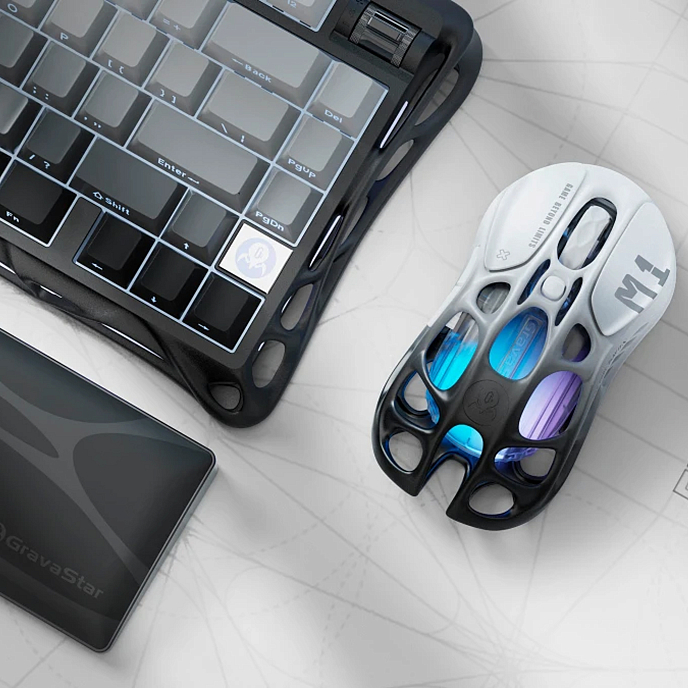 Мышь Gravastar Mercury M1 Pro Black/White - рис.7