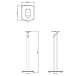 Стойки под акустику KEF S1 Floor Stand White - рис.3