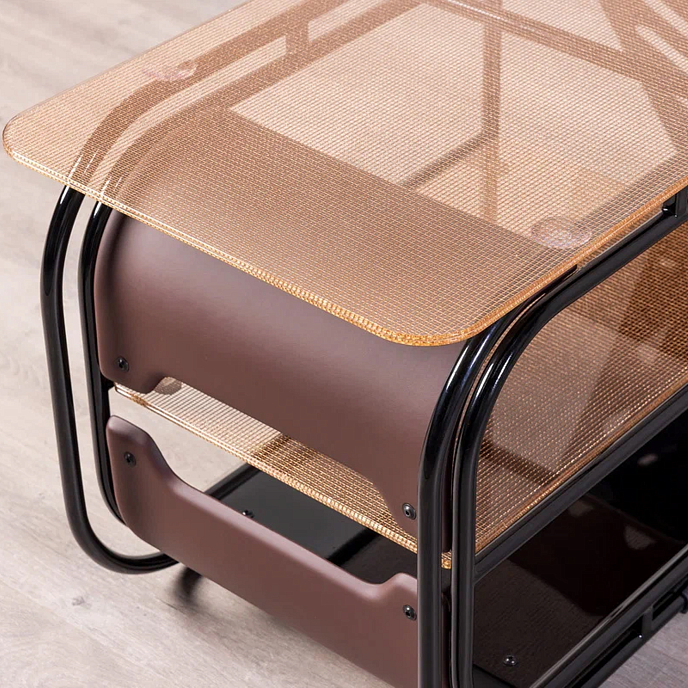 Стойка для Hi-Fi F2F Мелодия Glossy Black Bronze Dark Brown - рис.7