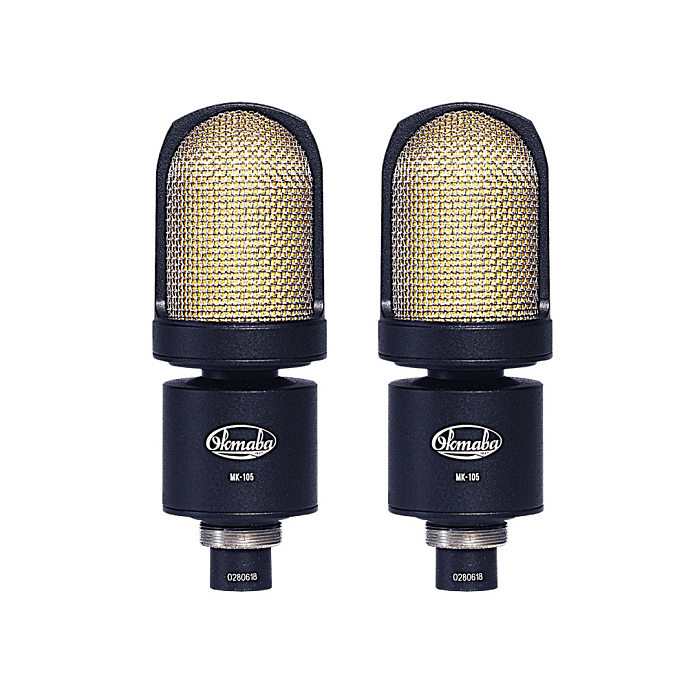 Микрофон Октава МК-105 ФДМ2-03 Black стереопара - рис.0