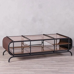 Стойка для Hi-Fi F2F Кинотека Matte Black Bronze Dark Brown