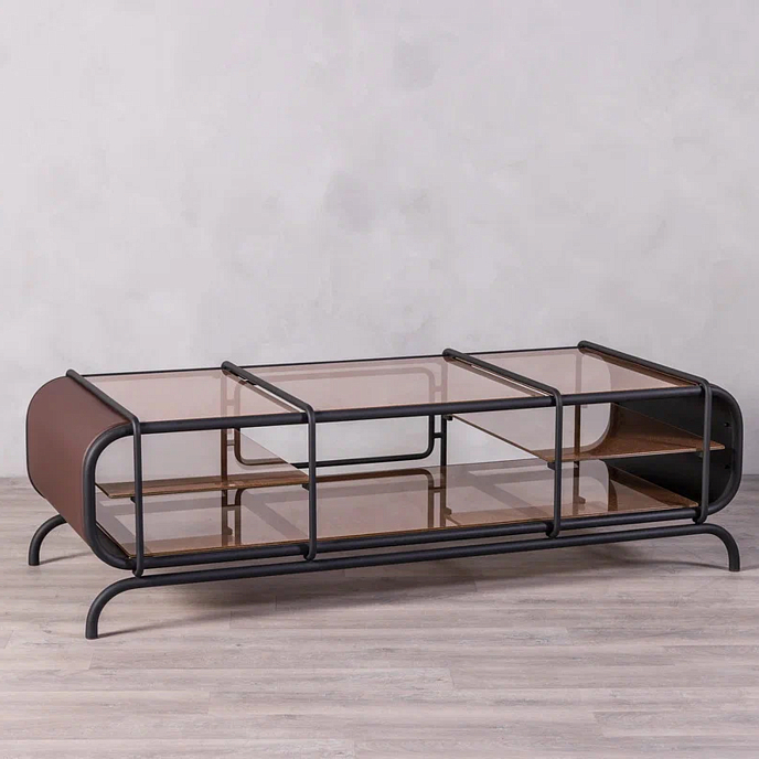 Стойка для Hi-Fi F2F Кинотека Matte Black Bronze Dark Brown - рис.3