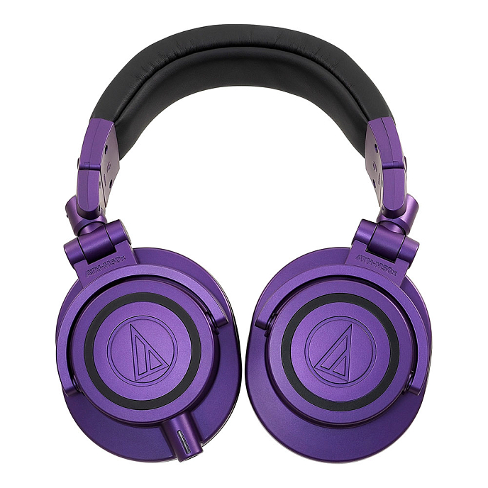 Наушники полноразмерные Audio-Technica ATH-M50xPB Purple Black - рис.3