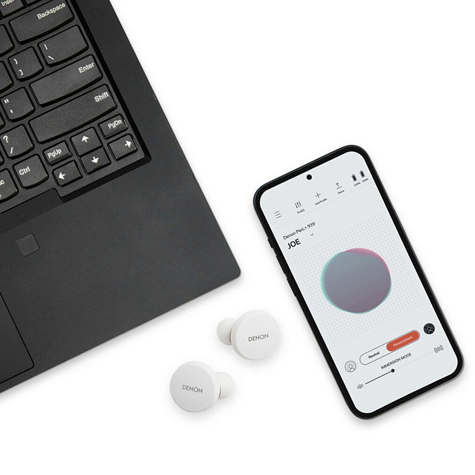 Беспроводные наушники Denon PerL White - рис.5