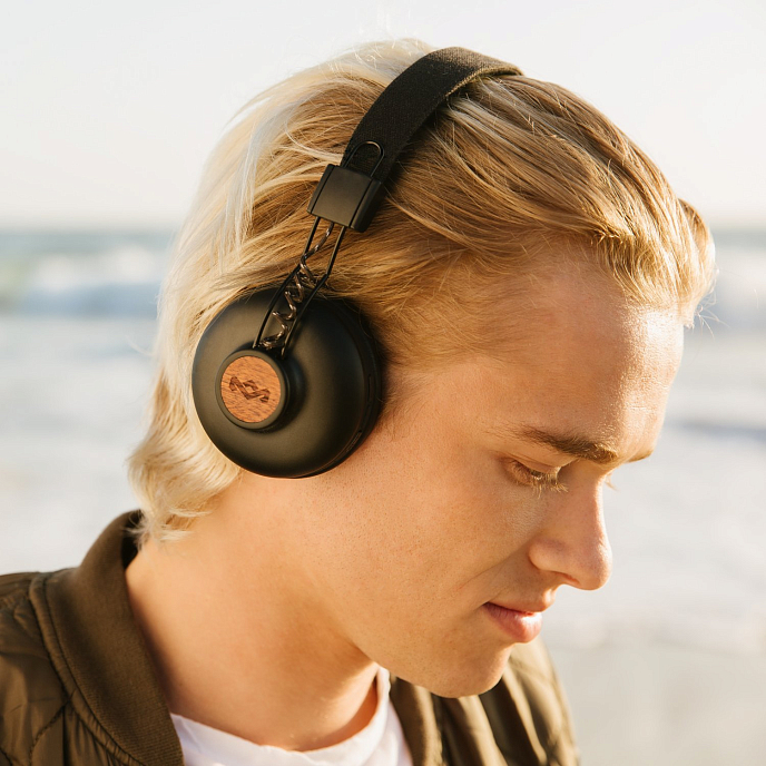 Беспроводные наушники House of Marley Positive Vibration 2 Wireless Black - рис.5