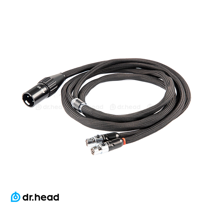 Кабель Dr.Head AK-17 Audeze LCD, Meze Audio Empyrean 4pin XLR 1.5m - рис.0