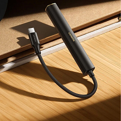 Усилитель для наушников с ЦАП Ugreen CM545 Type C Male To 3.5mm DAC Black