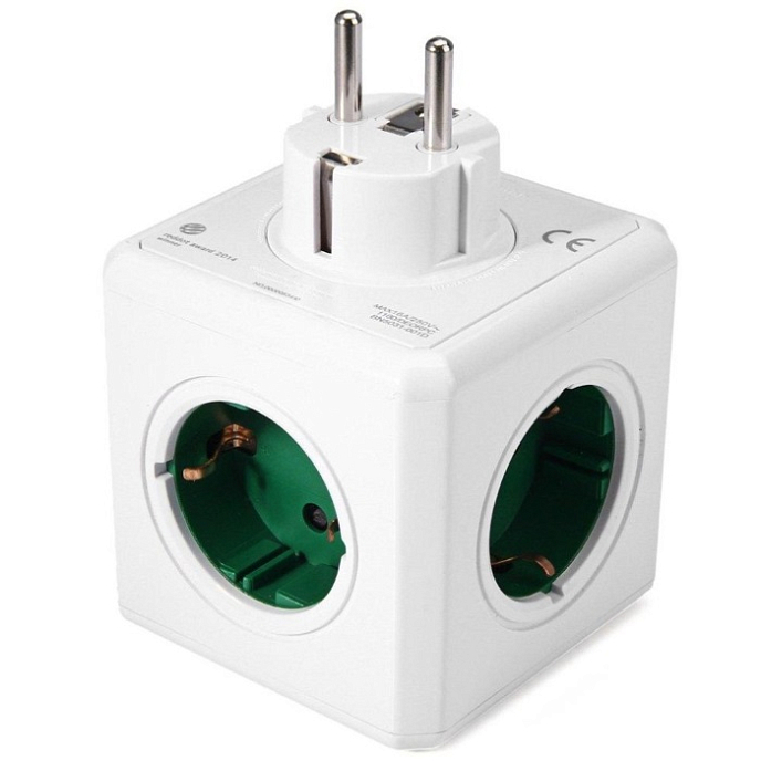 Раветвитель питания Allocacoc Original Green - рис.1