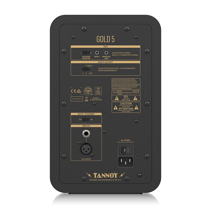 Студийный монитор Tannoy Gold 5 Black - рис.1