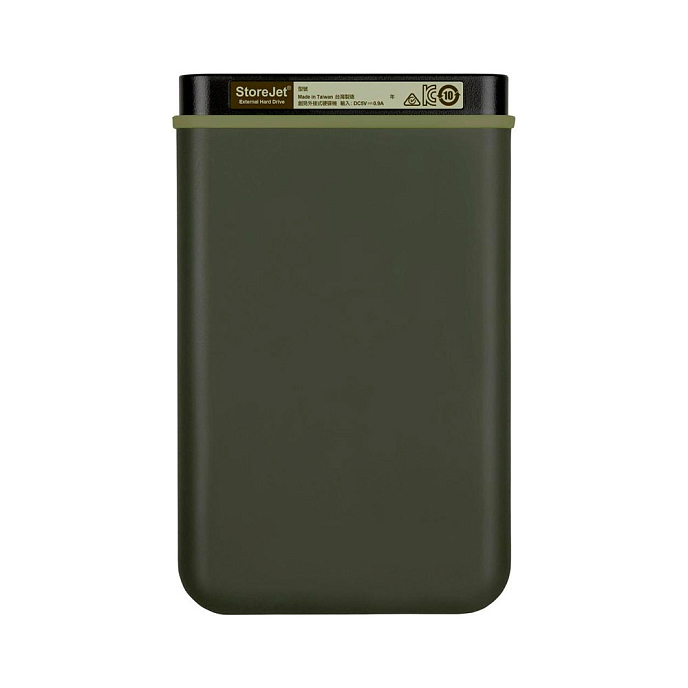 Внешний жесткий диск Transcend StoreJet 25M3S Green 1 Tb - рис.1