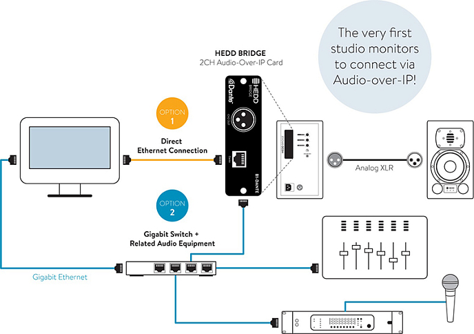 Карта для мониторов HEDD B1 Dante - рис.1