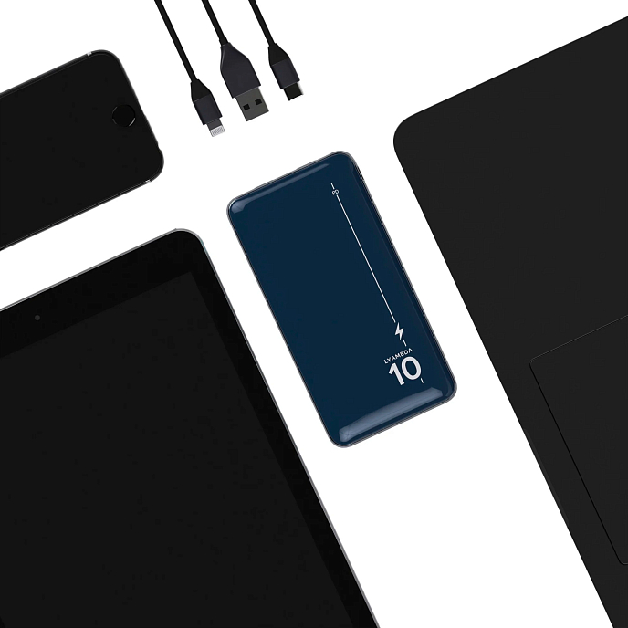 Портативный аккумулятор Lyambda LP303 Dark Blue - рис.6