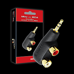 Адаптер AudioQuest Hard Mini 3.5m - 2RCA