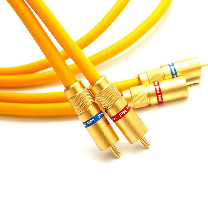 Кабель Van Den Hul The D-102 III 3T Hybrid 2RCA-2RCA 0.8m - рис.1