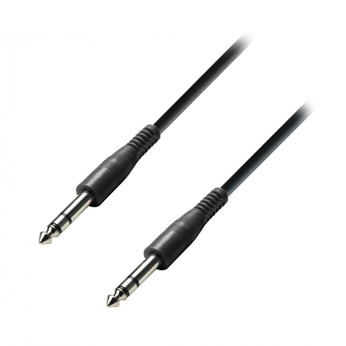 Кабель Adam Hall K3BVV0090 6.3mm stereo - 6.3mm stereo 0.9m - рис.0