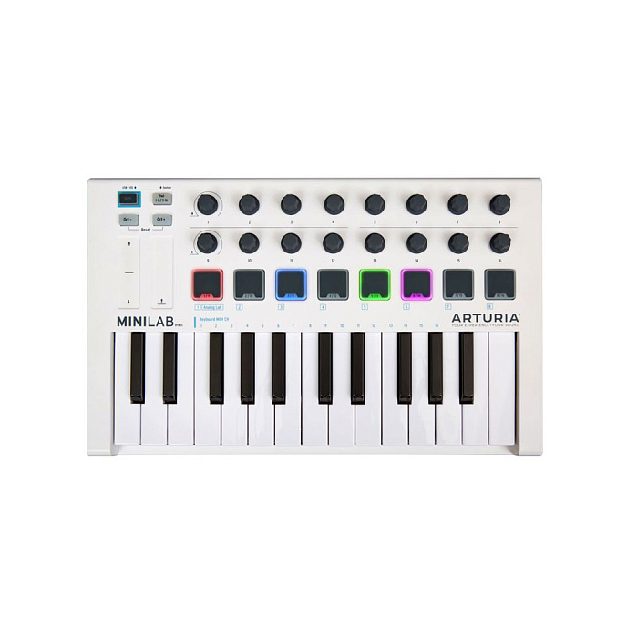 MIDI-клавиатура Arturia MiniLab MkII White - рис.0