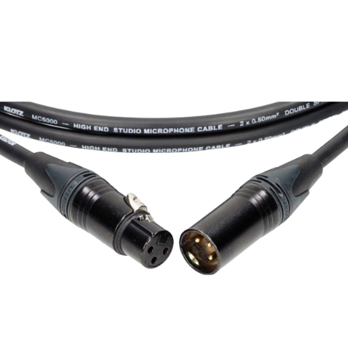 Кабель Klotz M5FM05 Black XLR(f) - XLR(m) 5m - рис.3