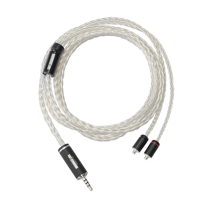 Кабель Nobunaga labs Silver Raijin mmcx to 2.5mm balans - сменный кабель для наушников_У0 - рис.0