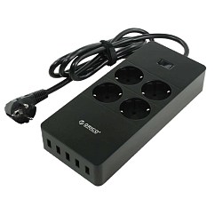 Сетевой фильтр Orico HPC-4A5U Black