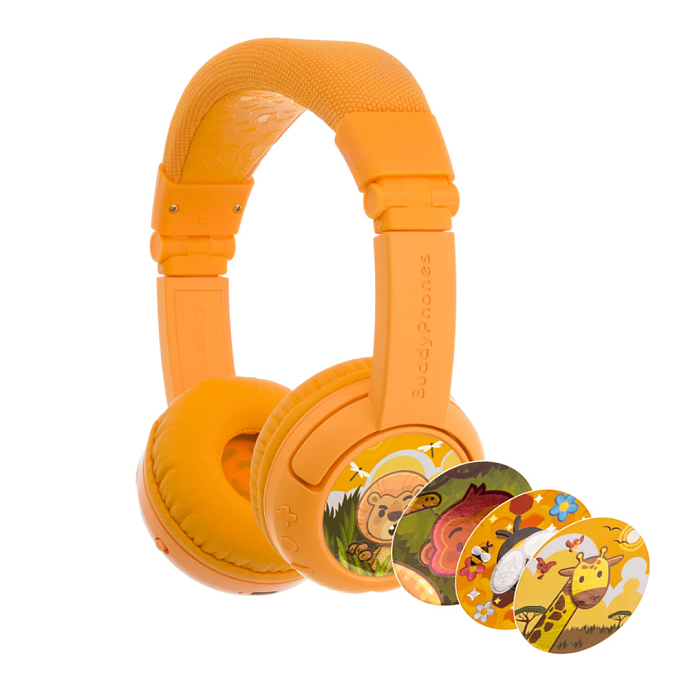Беспроводные наушники Onanoff BuddyPhones Play Plus Sun Yellow - рис.0