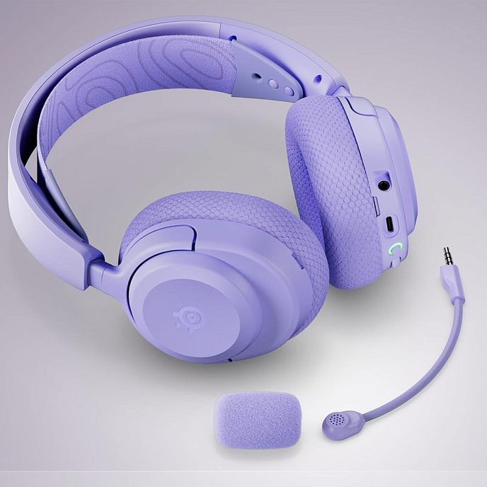 Игровая гарнитура SteelSeries Arctis Nova 3P Wireless Lavender - рис.4