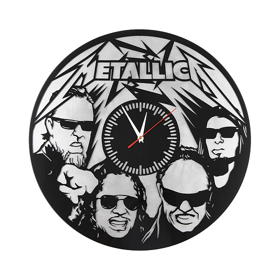 Часы VinylLab Часы из акрила Metallica - рис.0