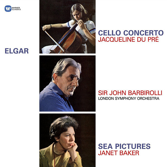 Пластинка Elgar; Jacqueline Du Pre; Sir John Barbirolli; London Symphony Orchestra; Janet Baker - Cello Concerto Sea Pictures - рис.0