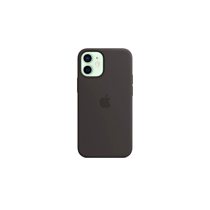 Чехол для смартфонов Apple iPhone 12 mini Silicone Case with MagSafe Black - рис.1
