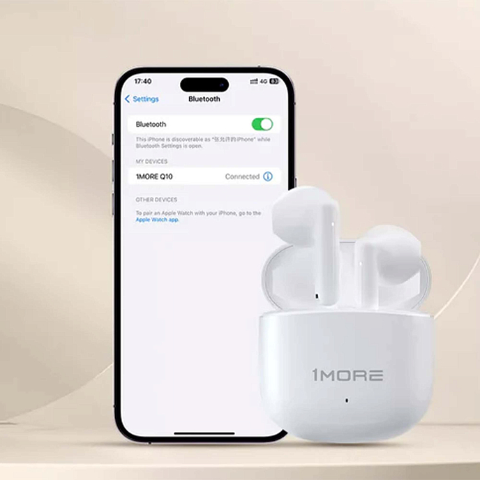 Беспроводные наушники 1MORE Q10 White - рис.5