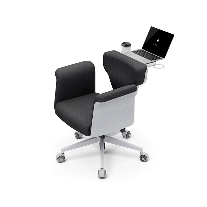 Компьютерное кресло FoxGear Studio Fabric Dark Grey - рис.3