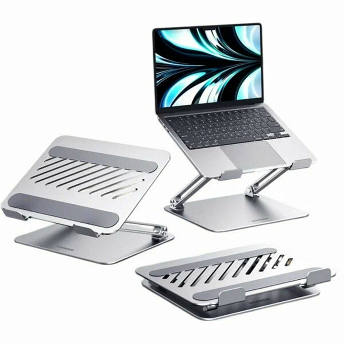 Подставка для ноутбука Ugreen LP966 Silver/Grey - рис.1