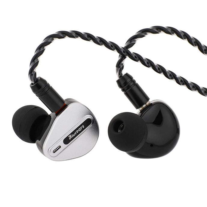 Наушники внутриканальные Kiwi Ears Airoso Black/Silver - рис.1